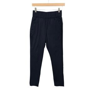 Alder Open Air Pant Navy Blue Size Small Elastic Waist Comfortable Athleisure